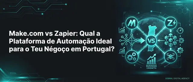 Make.com vs. Zapier: O Guia Estratégico de Automação para PMEs Portuguesas