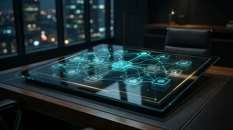 comparison table on laptop screen